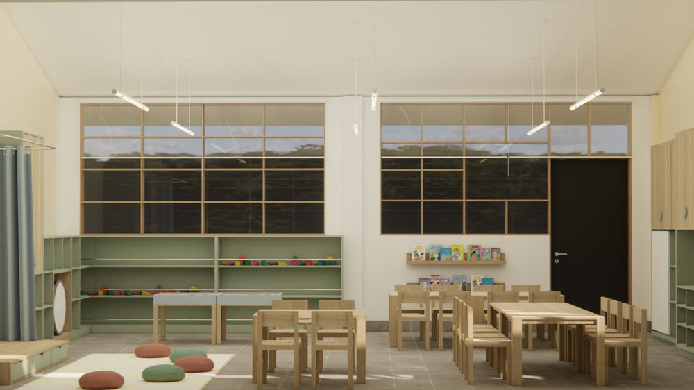 Aula de arte y juego, detalle 2