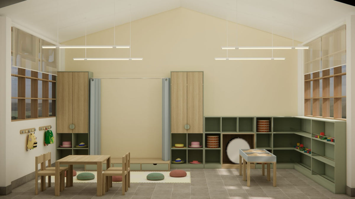 Aula de arte y juego